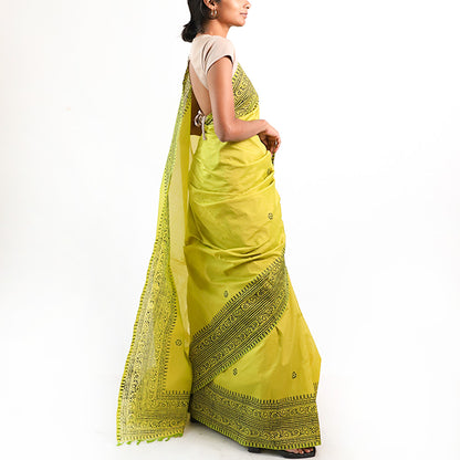 Lush Lime Saree