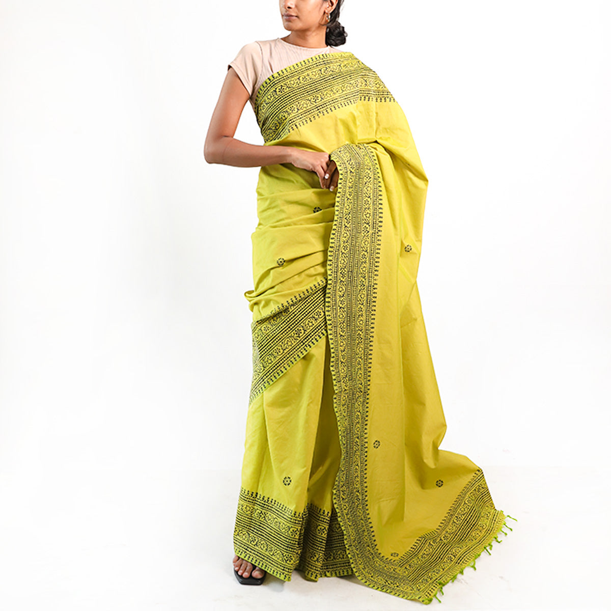 Lush Lime Saree