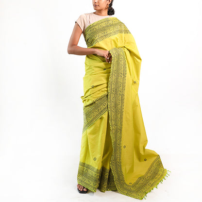 Lush Lime Saree