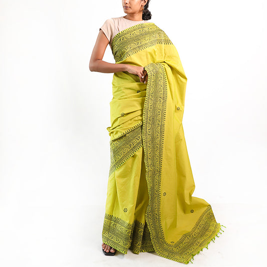 Lush Lime Saree