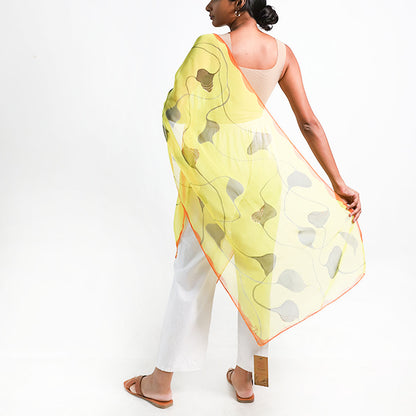 Sunshine Chiffon Shawl