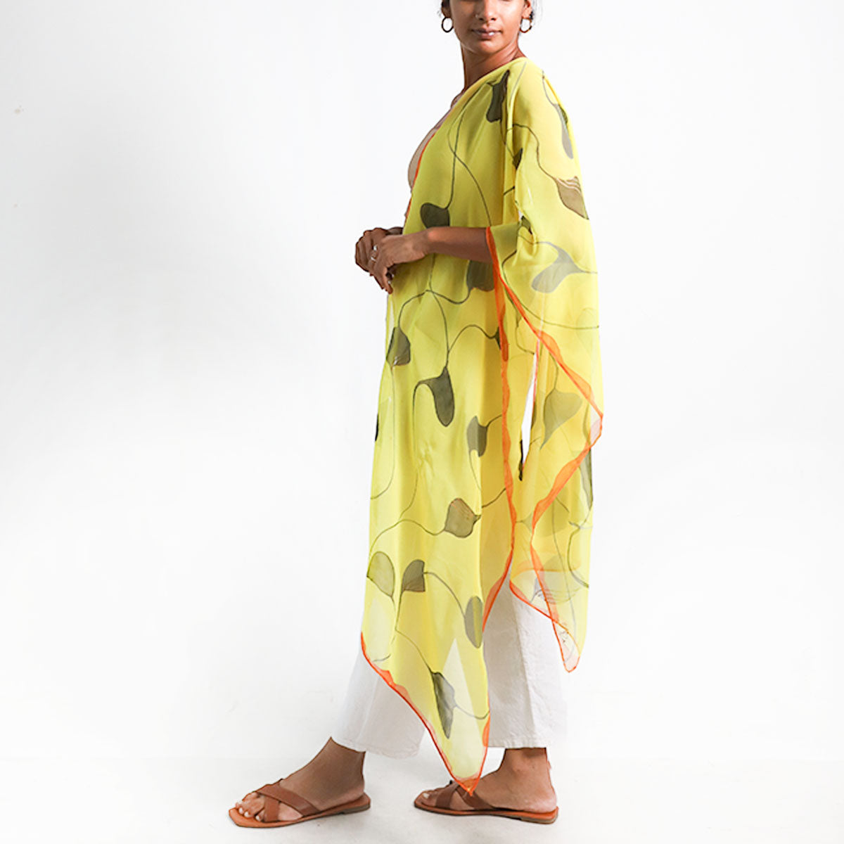 Sunshine Chiffon Shawl