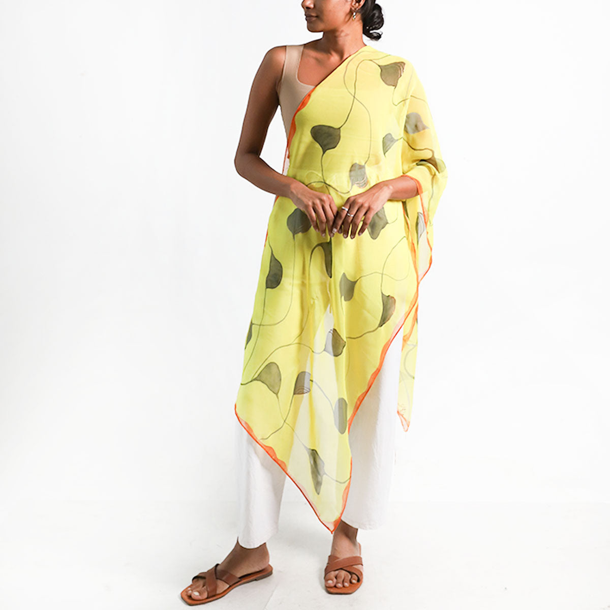 Sunshine Chiffon Shawl