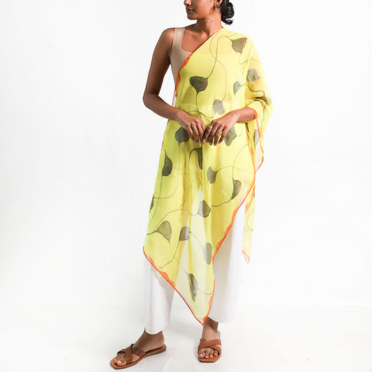 Sunshine Chiffon Shawl