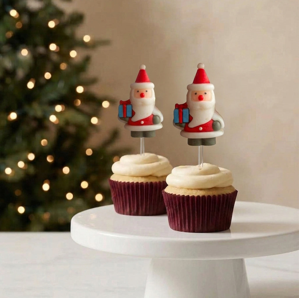 Santa’s Surprise Cake Topper