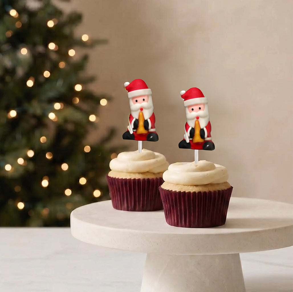 Merry Santa Cake Topper