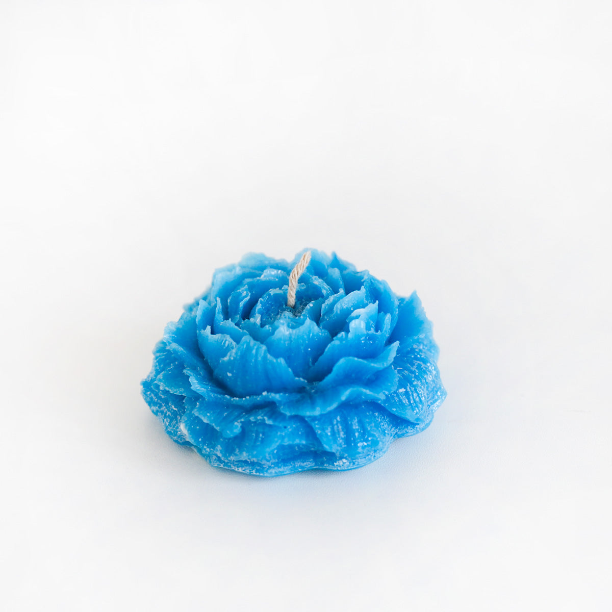Blue Rose Candle