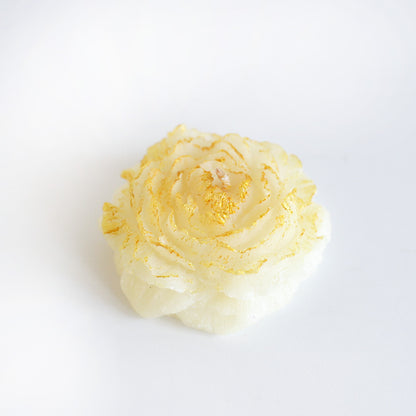 Gold Rose Candle