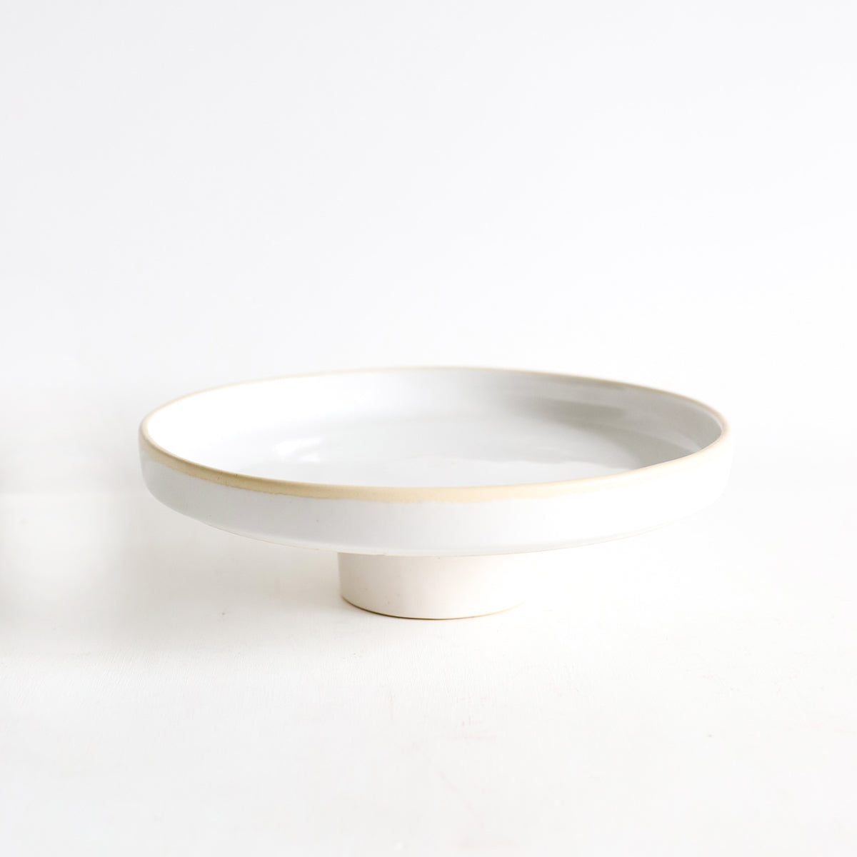 White Ceramic Plate