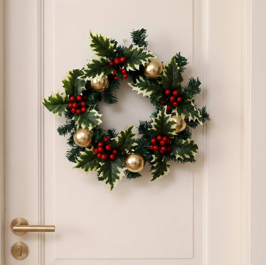 Classic Christmas Charm Wreath