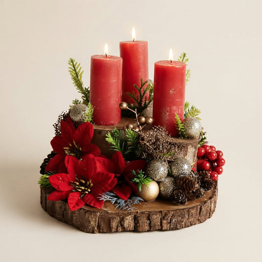 Cranberry Cheer Centre Piece