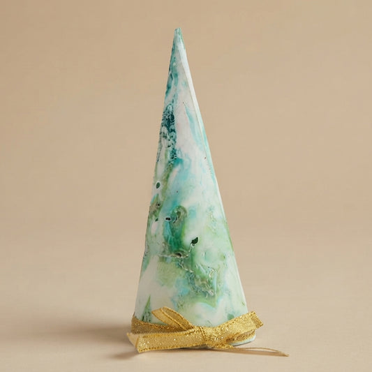 Marbled Green Mini Christmas Tree