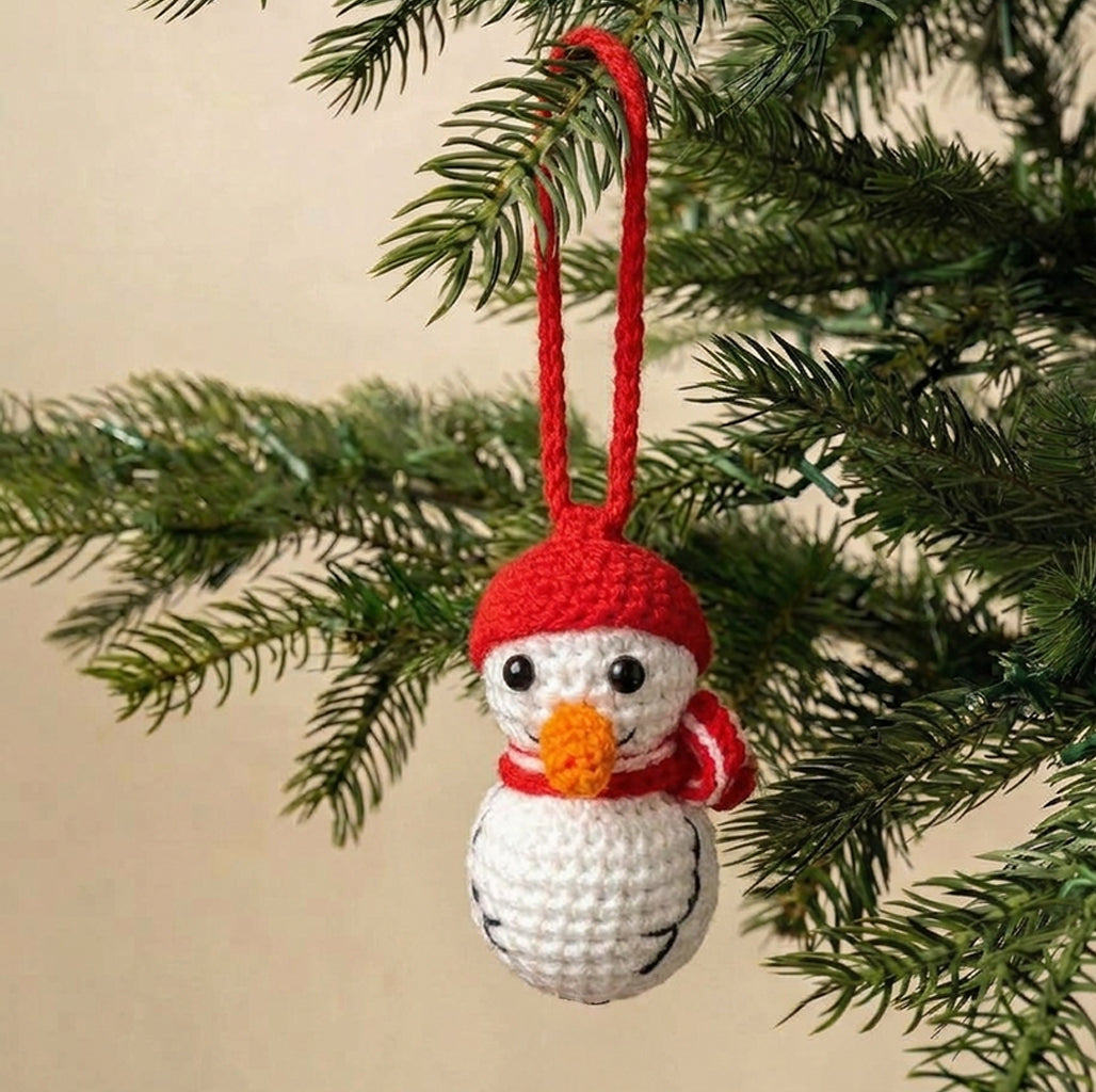 Snowy Smiles Tree Ornament