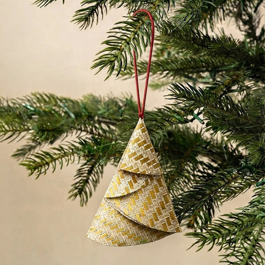 Gold Paper Tree Ornament