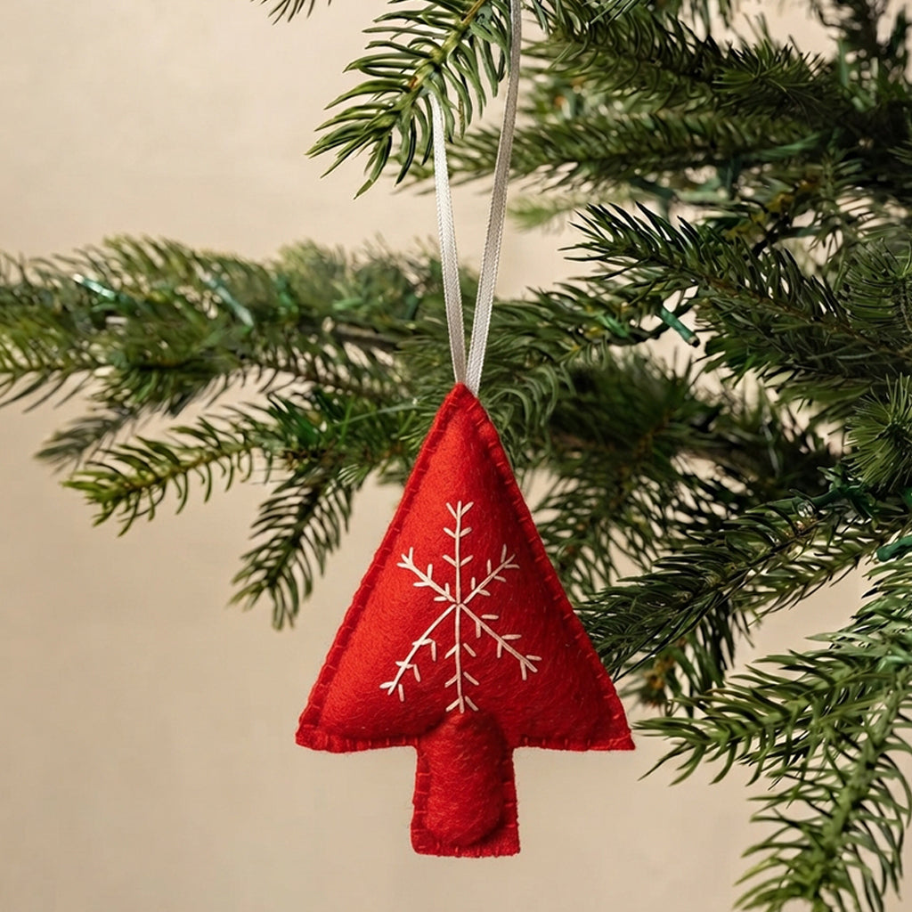 Rudolf Red Felt Tree Ornament