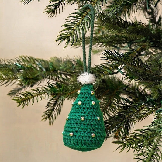 Green Amigurumi Crochet Ornament