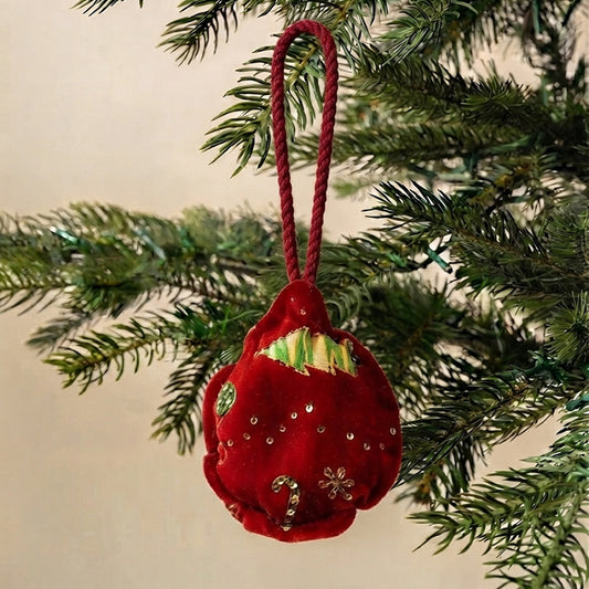 Fabric Bauble Tree Ornament