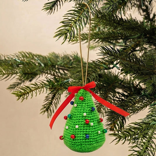 Green Amigurumi Crochet Ornament