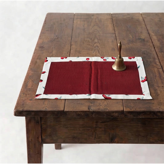 Christmas Cheer Reversible Placemat Set