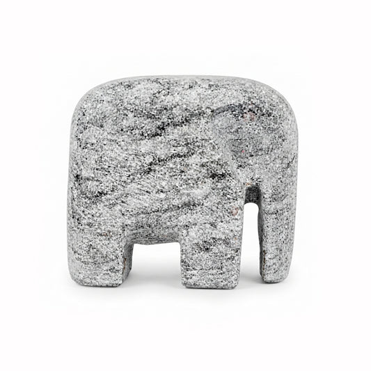 Granite Stone Elephant - M