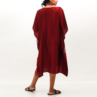 Sun Flower Batik Kaftan