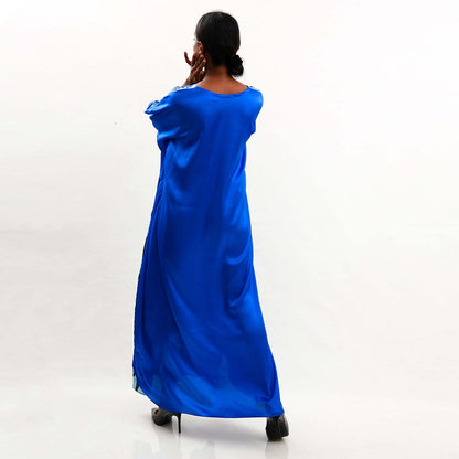 Glassy Silk Batik Kaftan