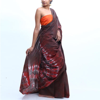 Flame Tie Dye Saree