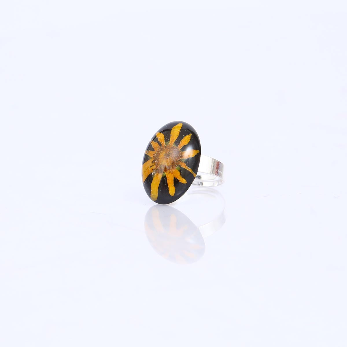 Sunflower Black Ring