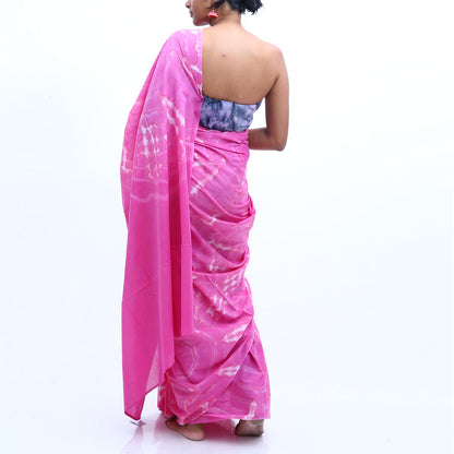 Candy Floss Tie Dye Saree