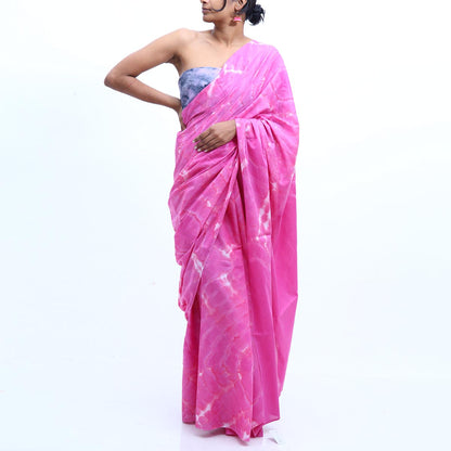 Candy Floss Tie Dye Saree