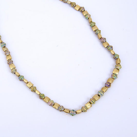 Bronze Antique beaded necklace