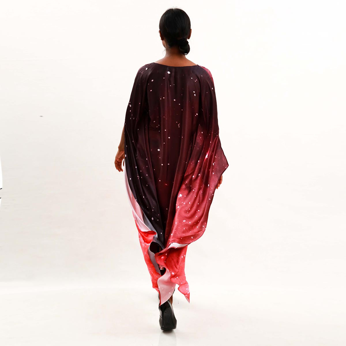 Galaxy Silk Batik Kaftan
