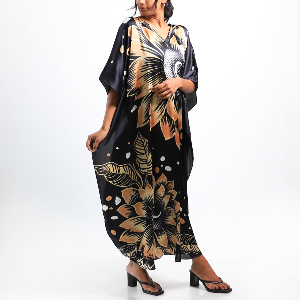 Grandeur Silk Batik Kaftan
