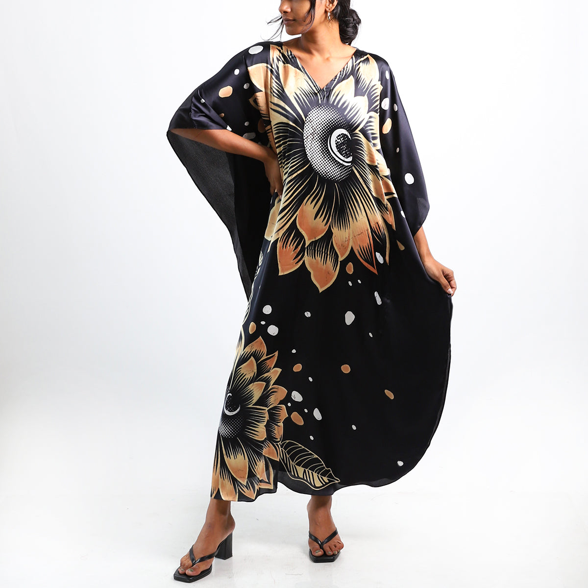 Grandeur Silk Batik Kaftan