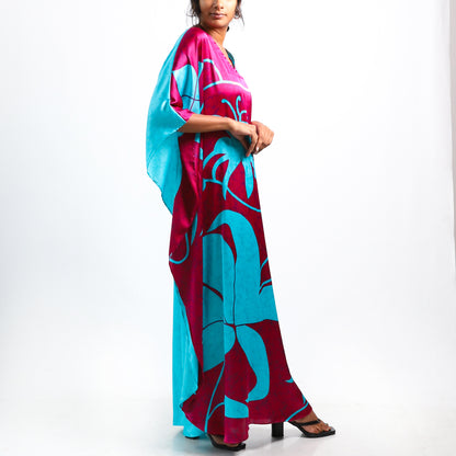 Regalia Silk Batik Kaftan