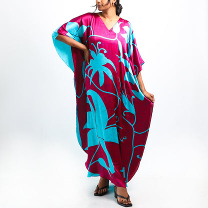Regalia Silk Batik Kaftan