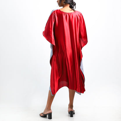 Radiance Silk Batik Kaftan