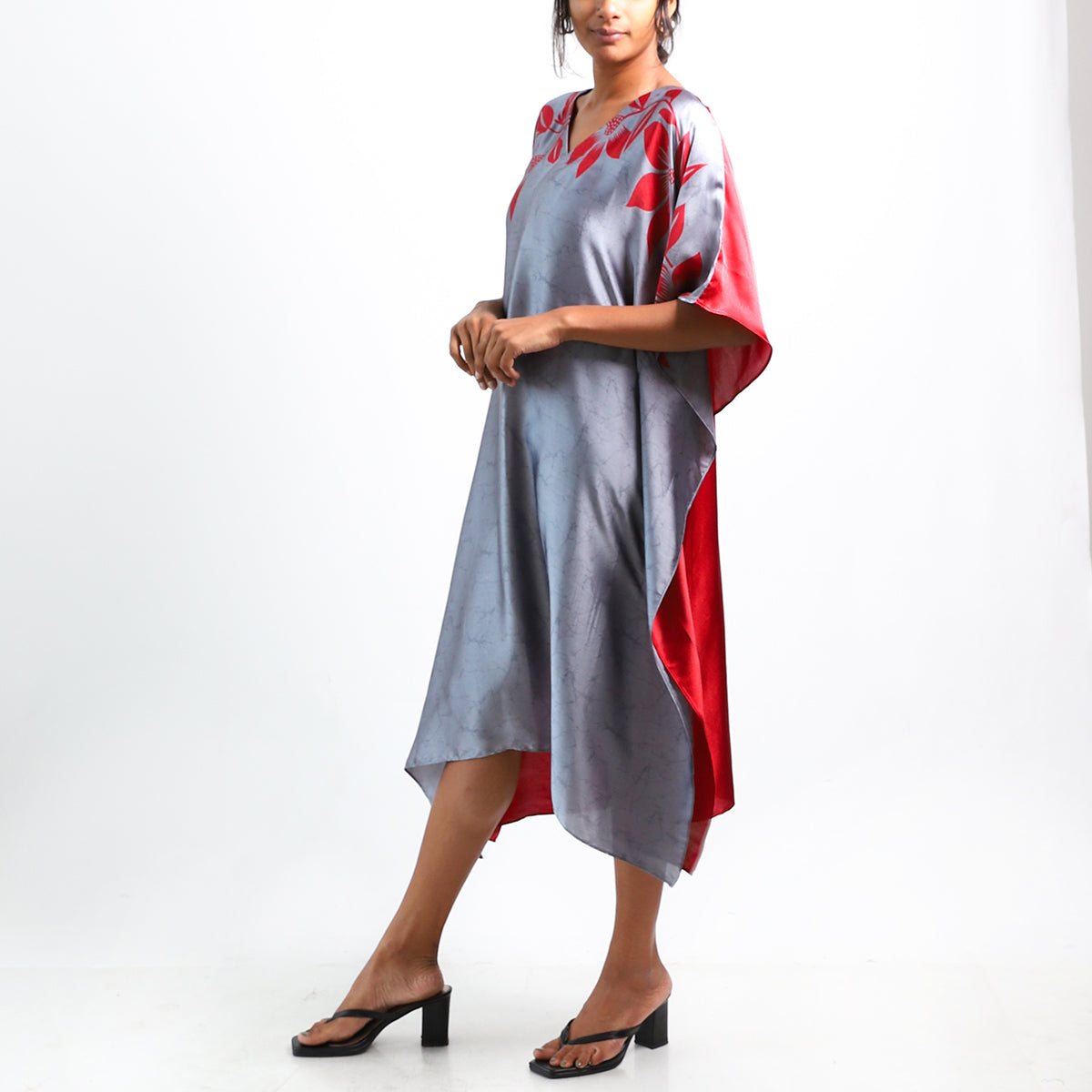 Radiance Silk Batik Kaftan