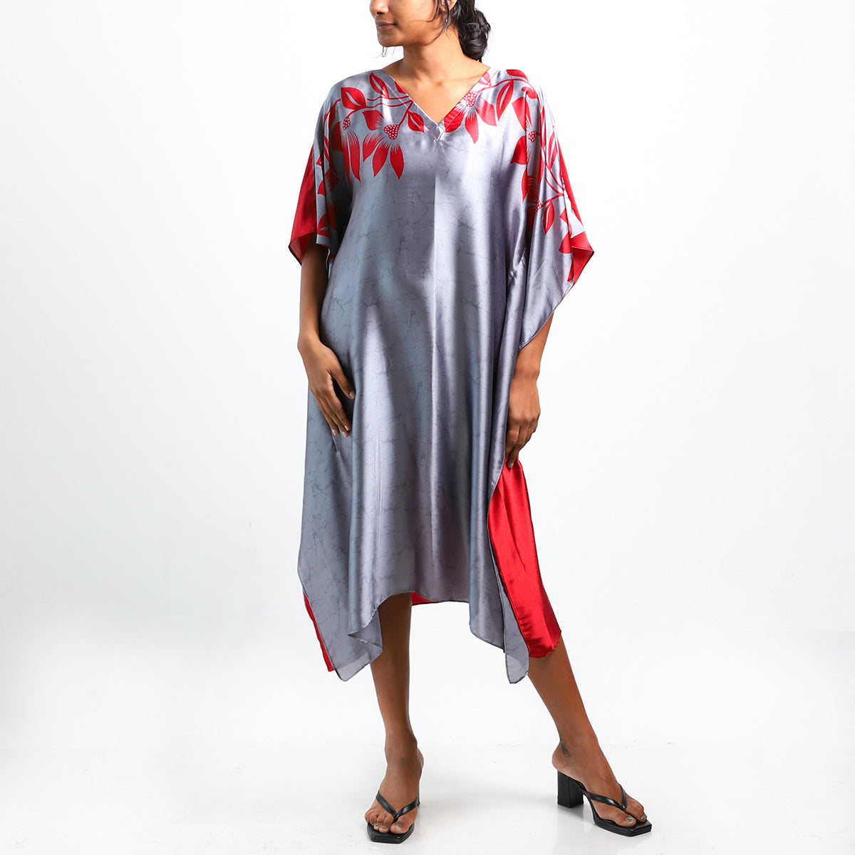 Radiance Silk Batik Kaftan