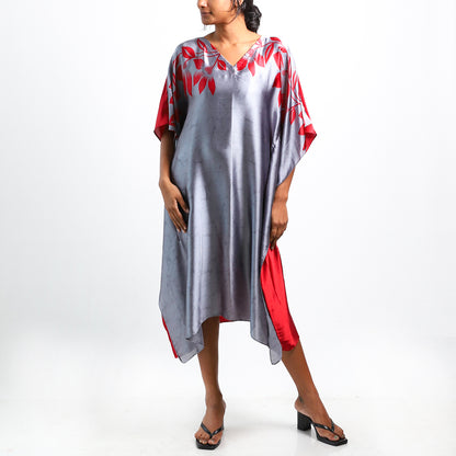 Radiance Silk Batik Kaftan