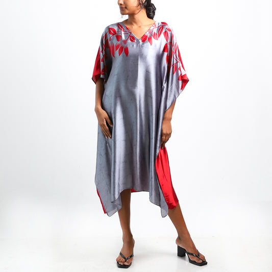 Radiance Silk Batik Kaftan