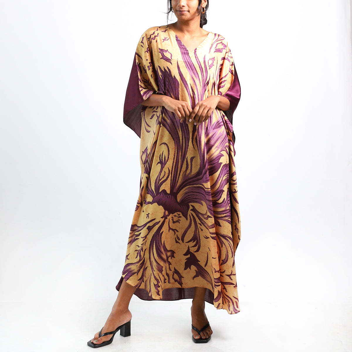 Majesty Silk Batik Kaftan