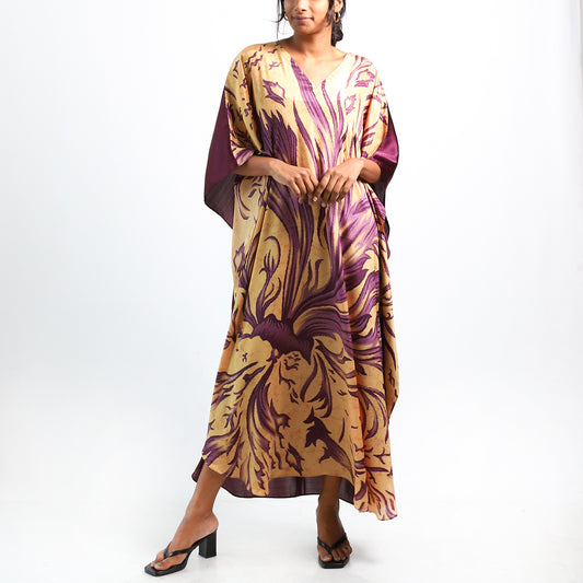 Majesty Silk Batik Kaftan