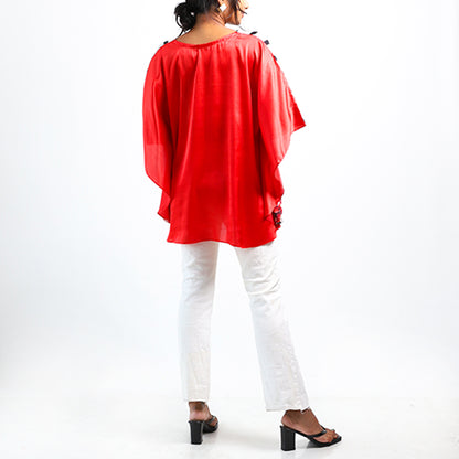 Radiant Rose Batik Top