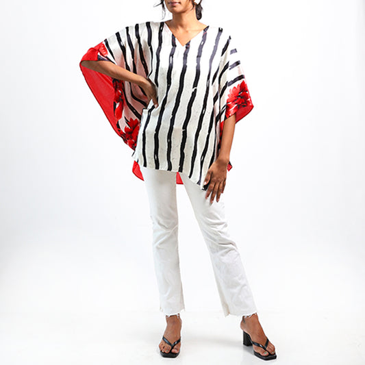 Radiant Rose Batik Top