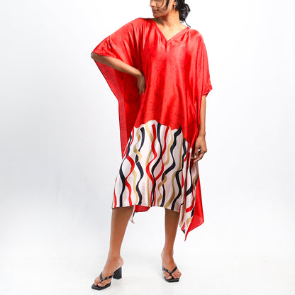 Sanctuary Silk Batik Kaftan