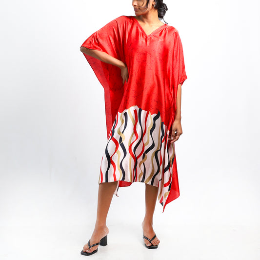 Sanctuary Silk Batik Kaftan