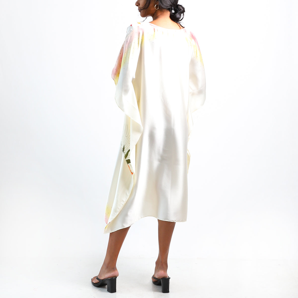 Blossom Silk Batik Kaftan