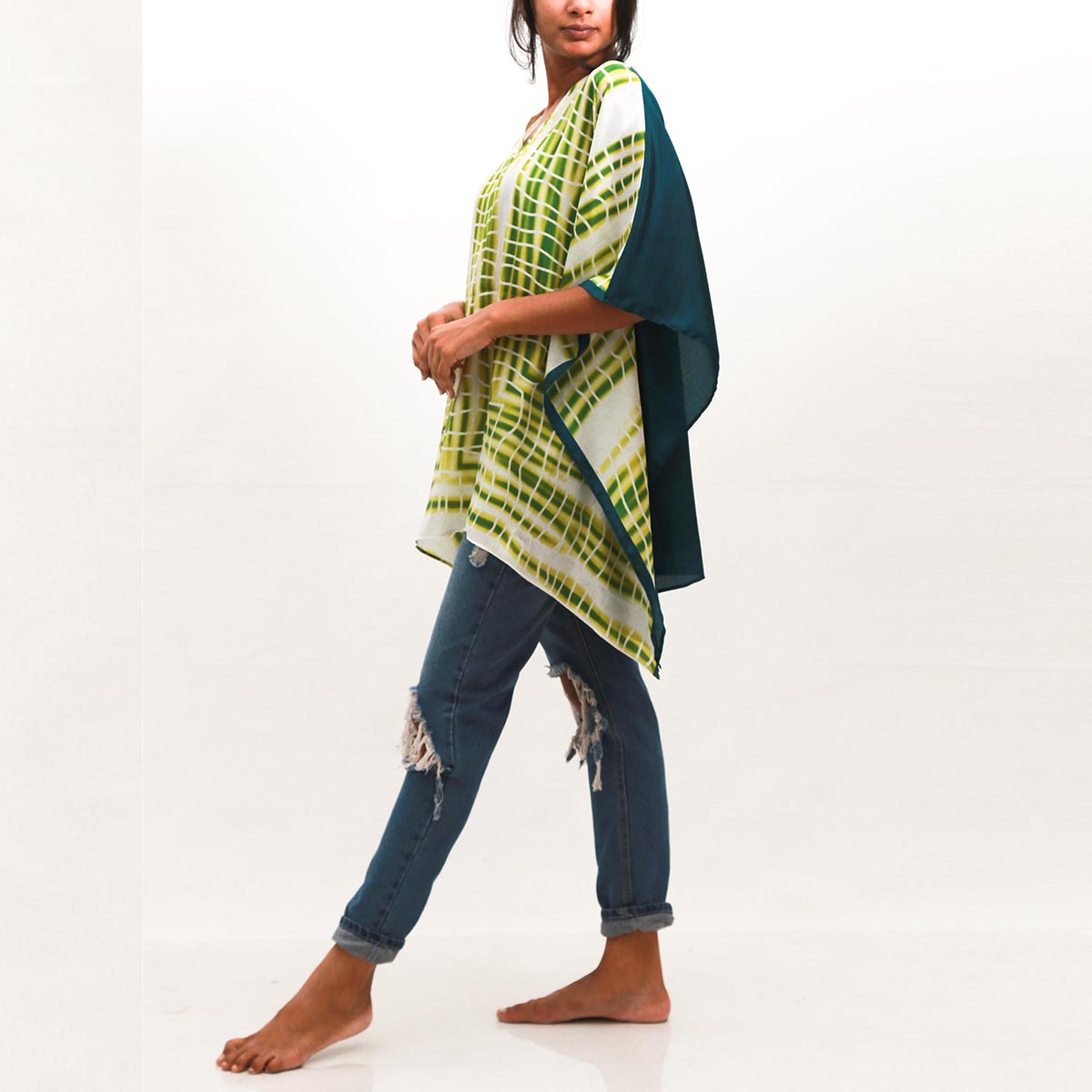 Shiribi Green Batik Top