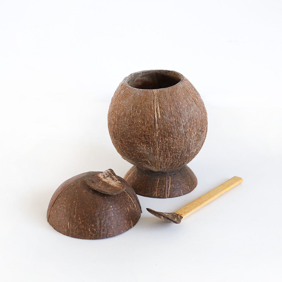 Coconut Shell Salt Holder